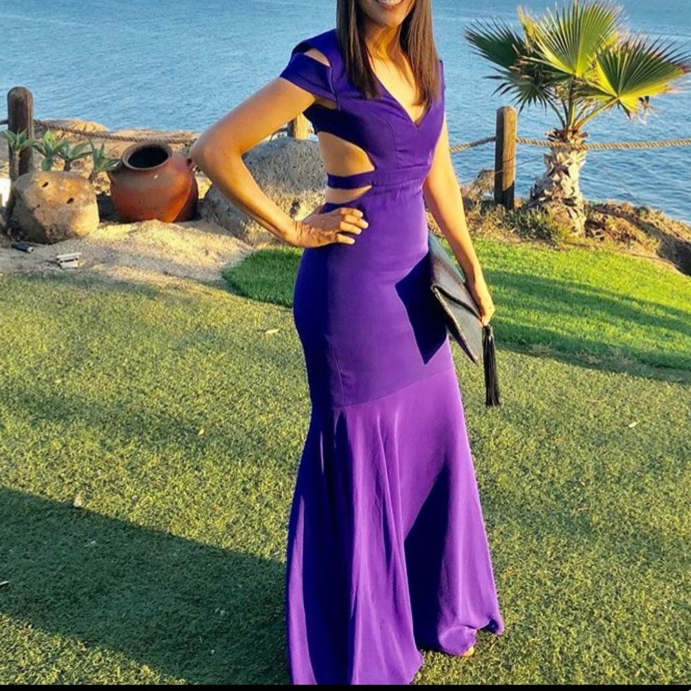 Gorgeous BCBG Maxazria purple gown